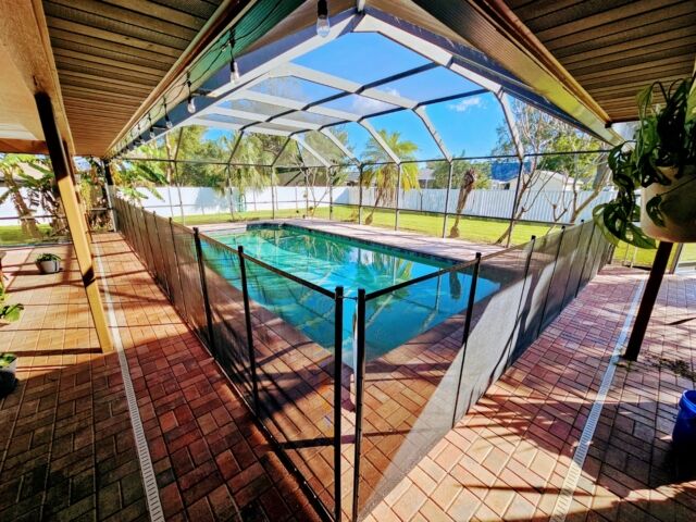 Lakeland Florida Airbnb Custom Pool Fence Installation