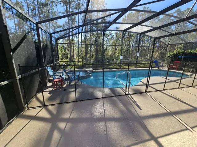 Davenport Florida Vacation Home Pool Fence