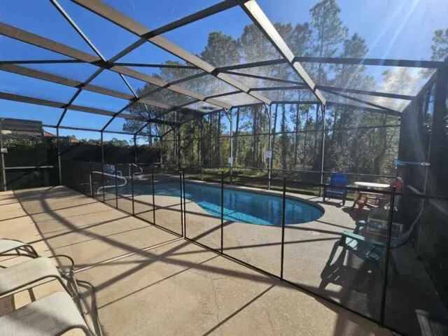 Davenport Florida Vacation Home Pool Fence