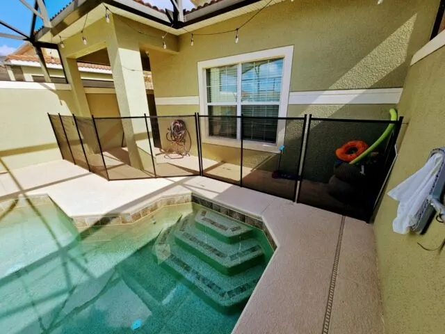 Kissimmee Florida Vacation House Pool Fence