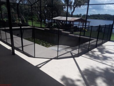 Lakeland pool safety fence