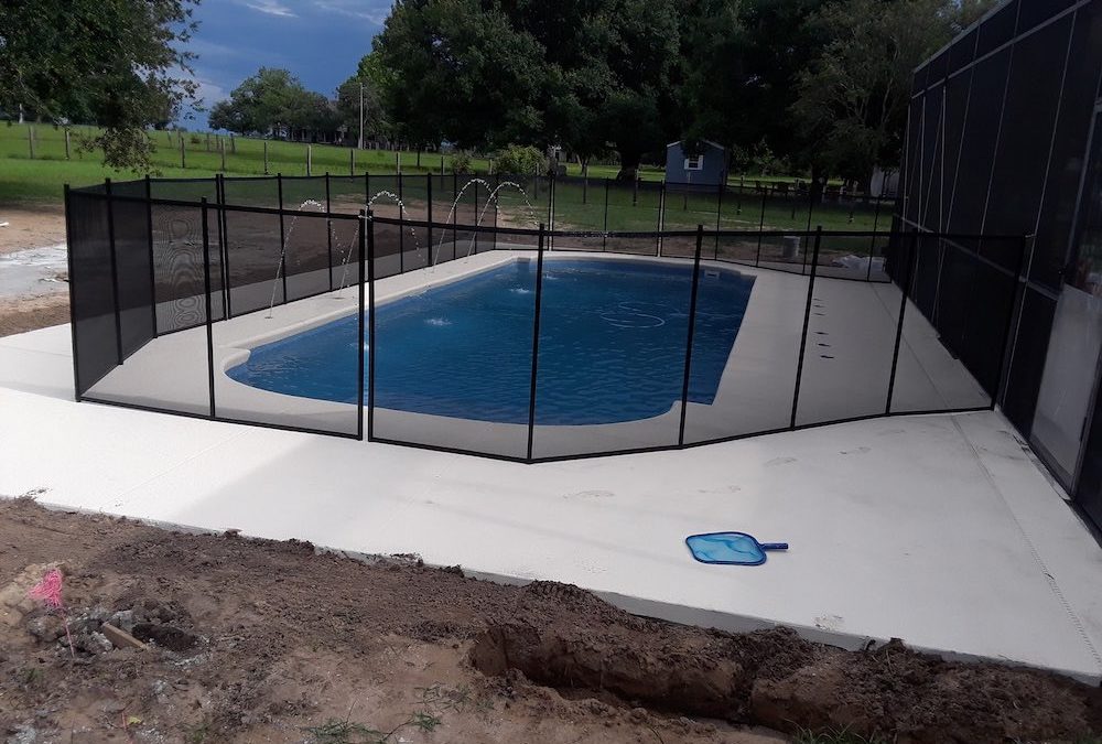 Lake Placid Safety Pool Fence