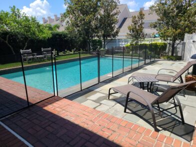Celebration Pool Safety Fence Installation picture at clients home
