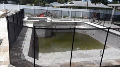 Florida Lakeland Pool Fence Construction