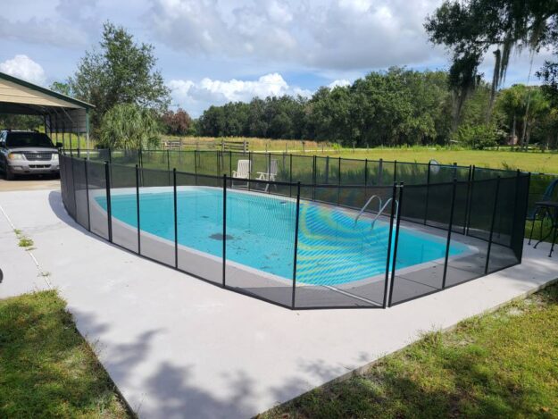 Wauchula Pool Safety Fence client installation