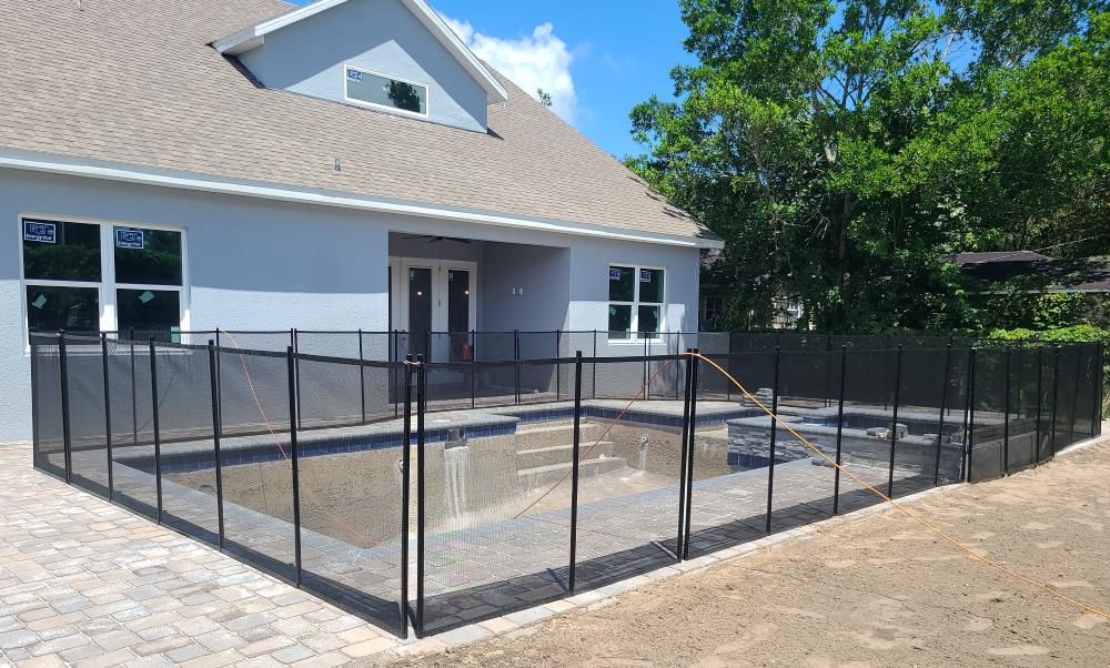Pool Maintenance Safety Fence